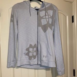 Grey Hoodie Under Armour lightweight hoodie size medium